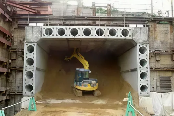 内空断面掘削の画像